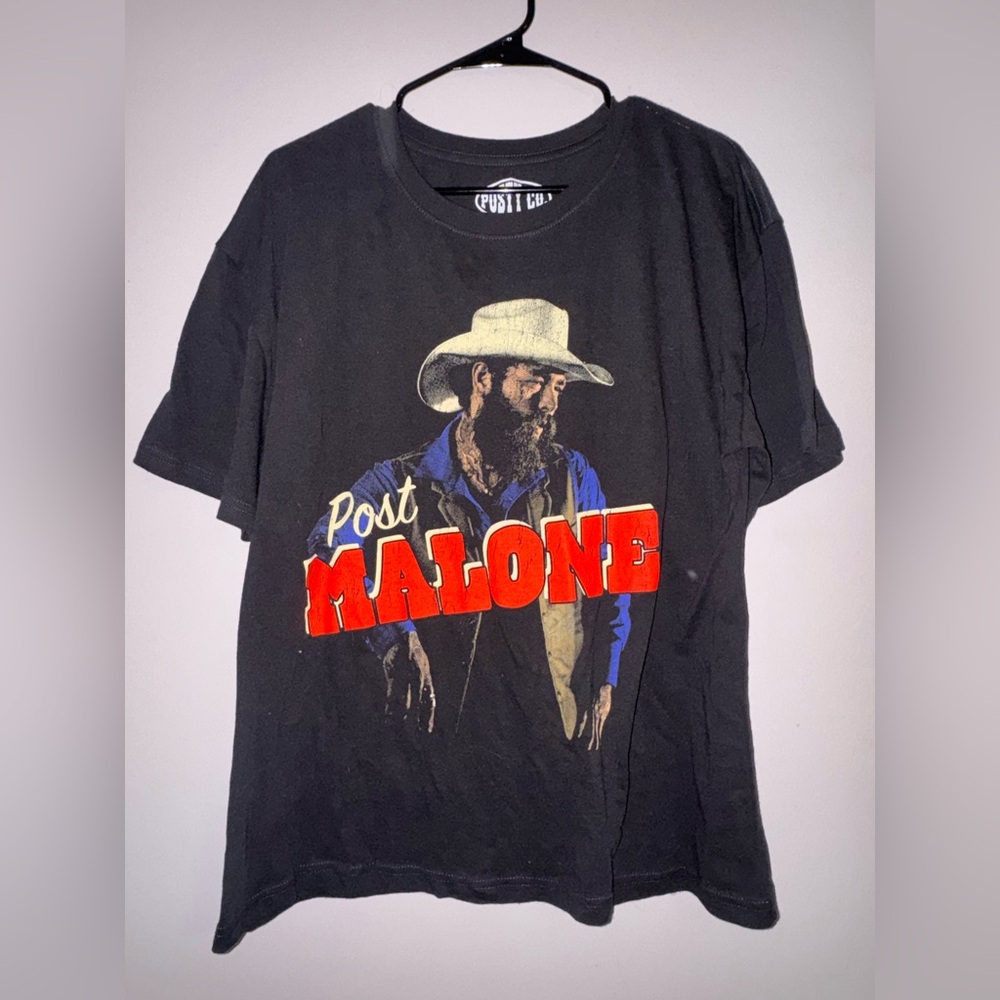Post Malone Black Graphic Tee
